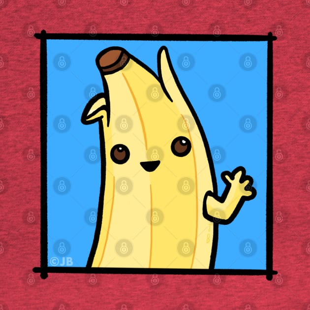 Cute Peeled Banaba Doodle by Sketchy